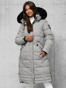 Sieviešu jaka pelēka OZONEE O/W377