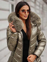 Sieviešu jaka zelts OZONEE JS/16M9100/403Z