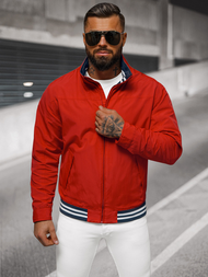 Vīriešu pārejas virsjaka sarkana OZONEE JS/5M3101/270Z