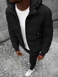 Vīriešu divpusēja virsjaka melns OZONEE JS/M761/392