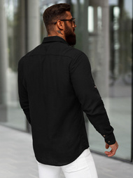 Vīriešu krekls melna OZONEE O/V144