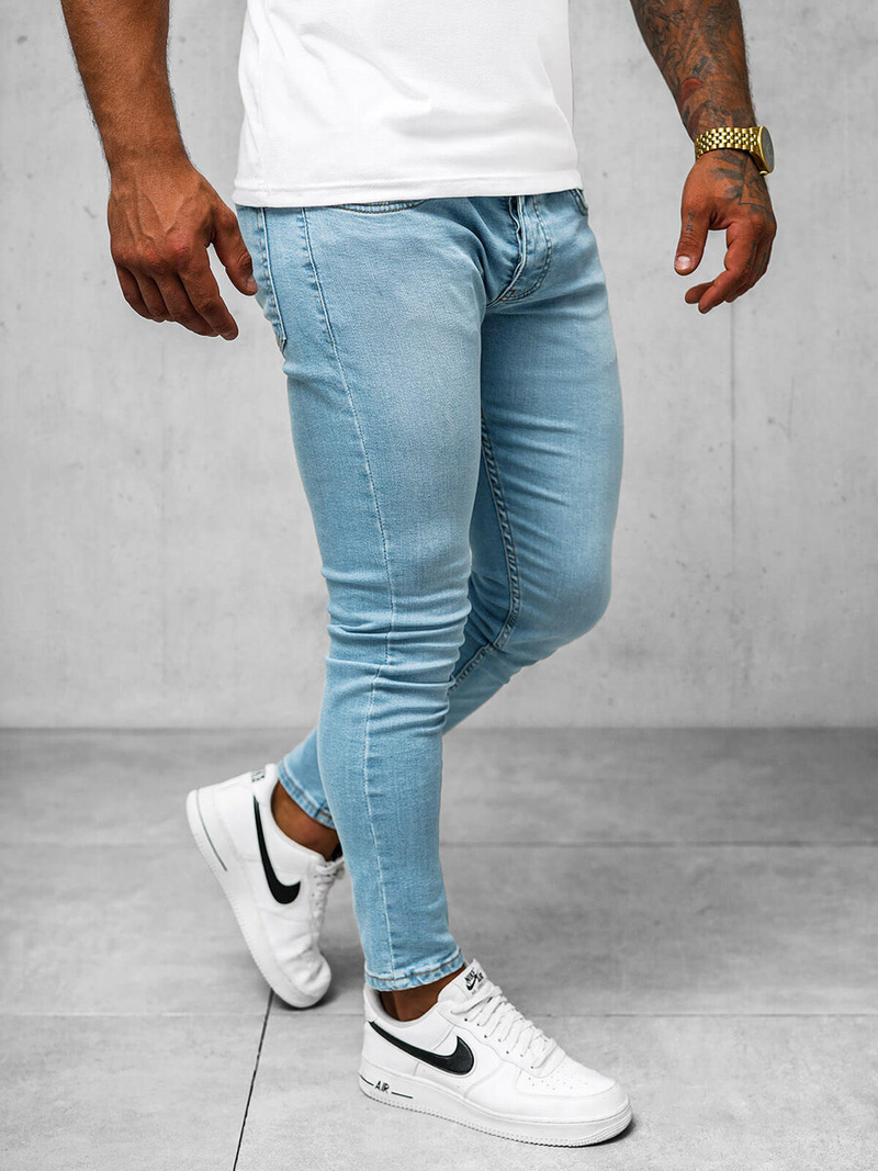 Vīriešu džinsi debesu zili OZONEE O/426SP