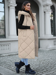 Sieviešu veste smilšu OZONEE JS/5M3165/62Z