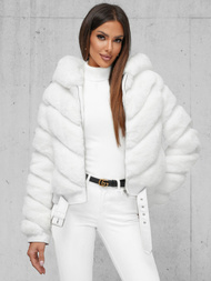 Sieviešu jaka balta OZONEE JS/11Z8165Z