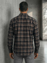 Vīriešu krekls tumši zila OZONEE V/V177Z