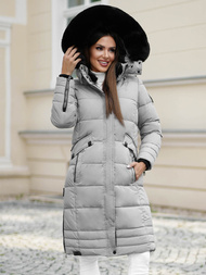 Sieviešu jaka pelēka OZONEE O/W377Z