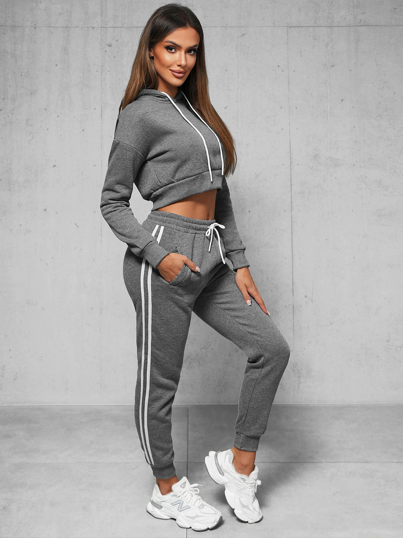 Sieviešu sporta tērps grafīta OZONEE JS/8C67/5