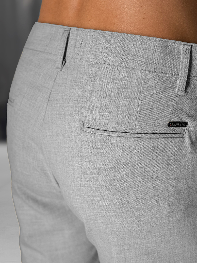 Vīriešu chino šorti pelēkas OZONEE DJ/4400