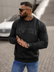 Vīriešu džemperis melns OZONEE JS/8B1362/3