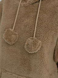 Sieviešu džemperis ar kapuci camel OZONEE JS/HH192/157