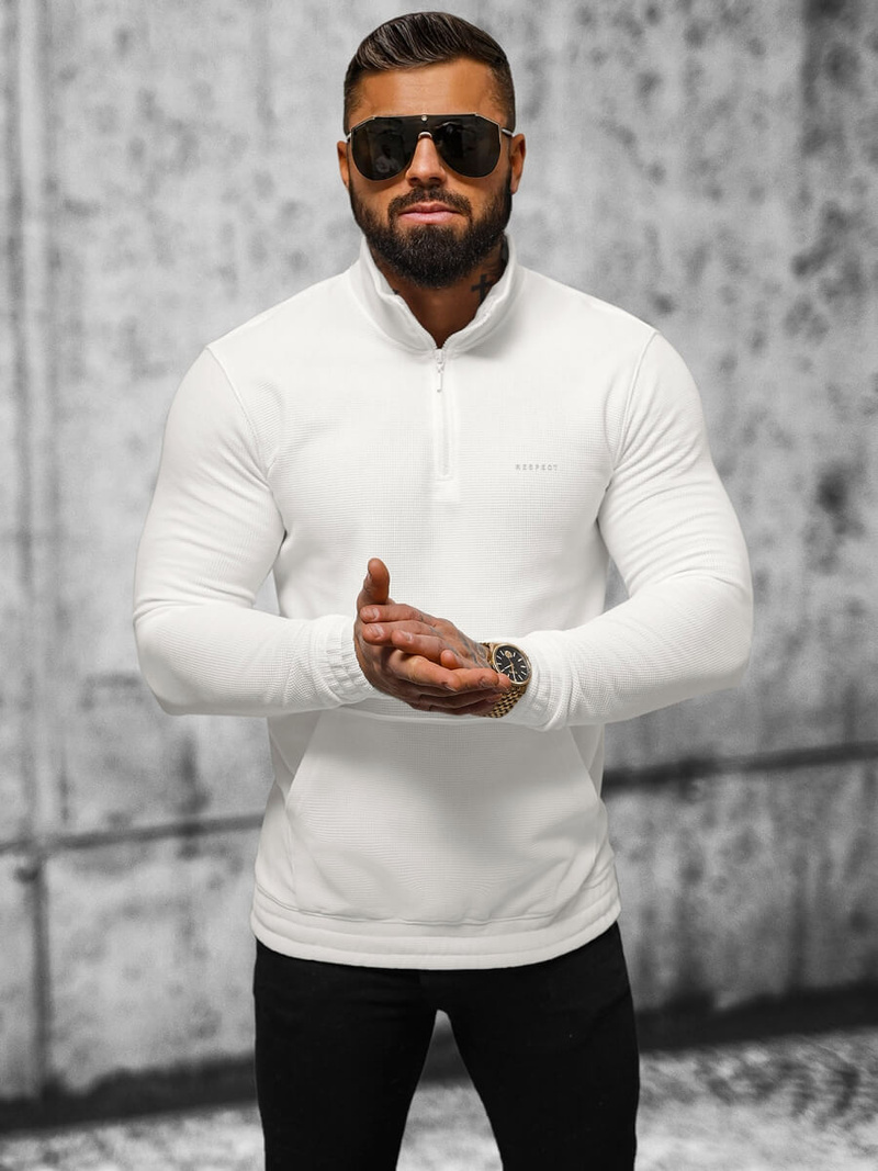 Vīriešu džemperis ecru OZONEE O/TB2302