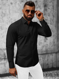 Vīriešu krekls melna OZONEE O/V35