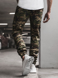 Vīriešu jogger bikses zaļas OZONEE A/404