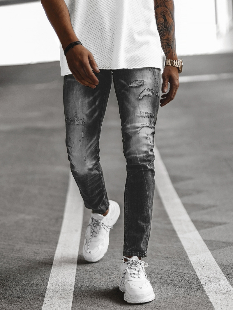 Vīriešu bikses debesu pelēki OZONEE NB/MP0005GZ