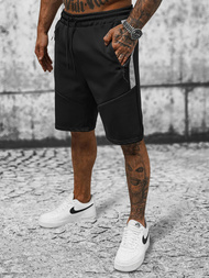 Vīriešu sporta šorti melni OZONEE JS/8K279