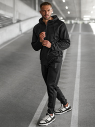 Vīriešu treniņtērps melns OZONEE JS/8C1967/3