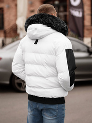 Vīriešu ziemas jaka balta OZONEE O/M798Z