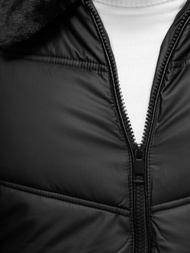 Vīriešu virsjaka melna OZONEE JS/31M5005