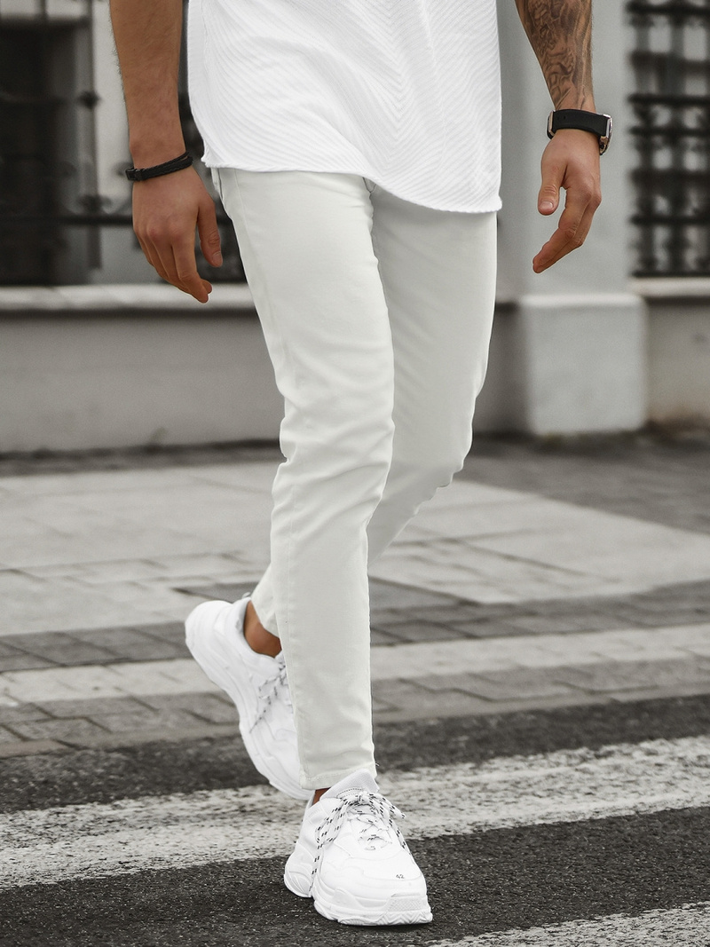 Vīriešu džinsi ecru OZONEE E/5171/01