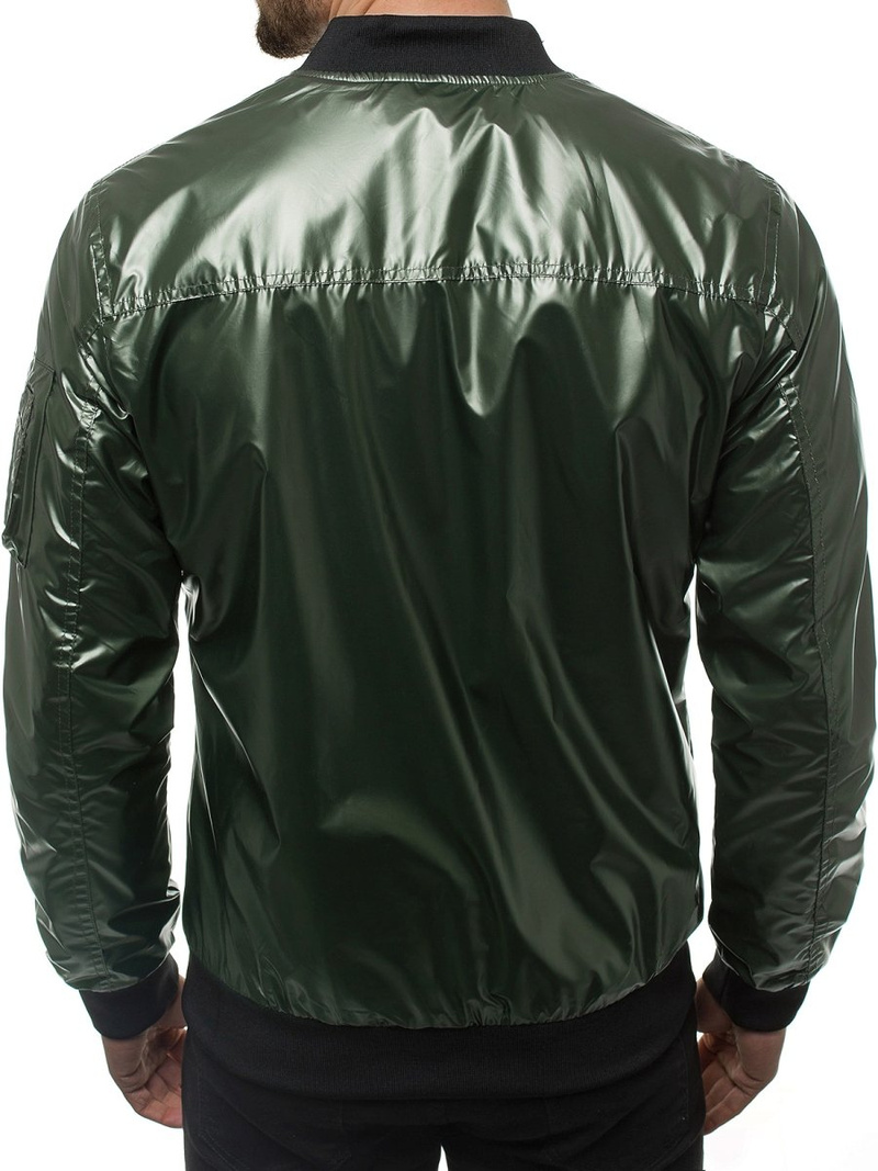 Vīriešu bomber virsjaka zaļa OZONEE N/6147