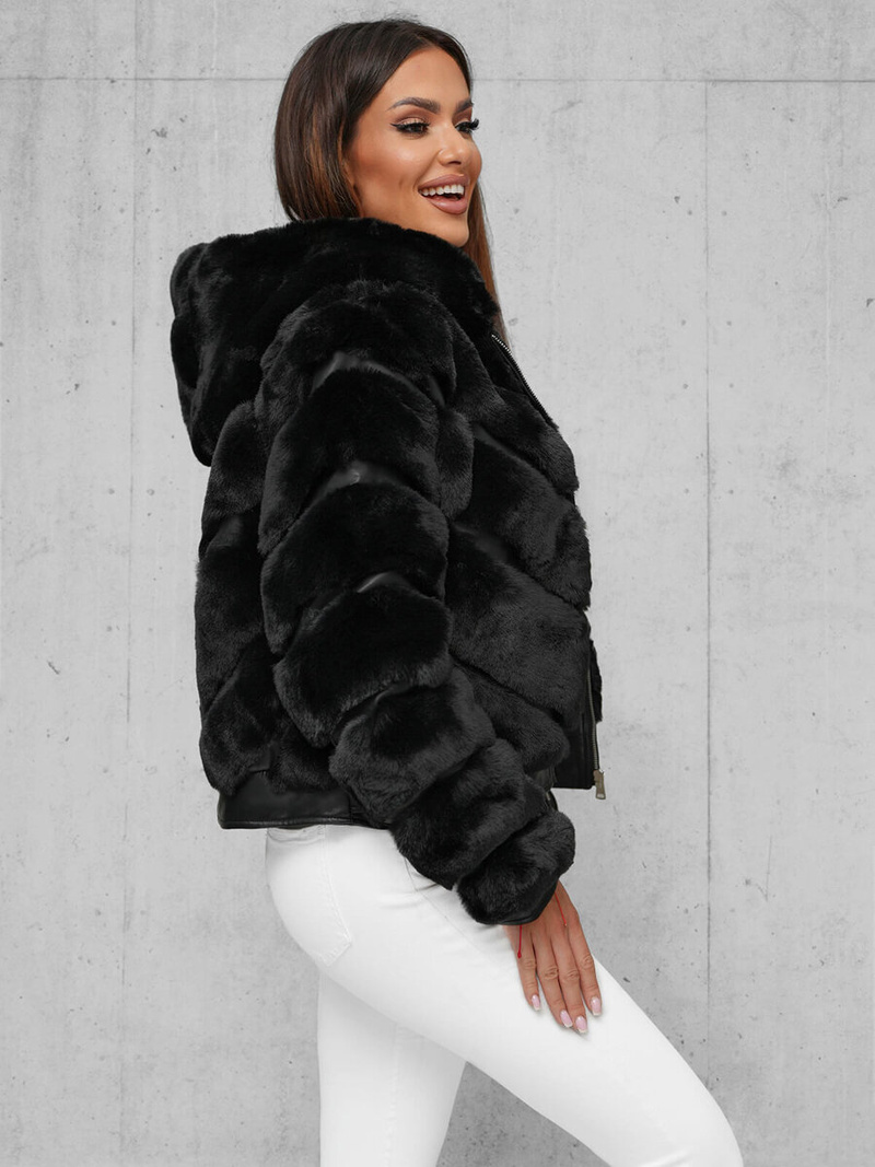 Sieviešu jaka melna OZONEE JS/11Z8165Z