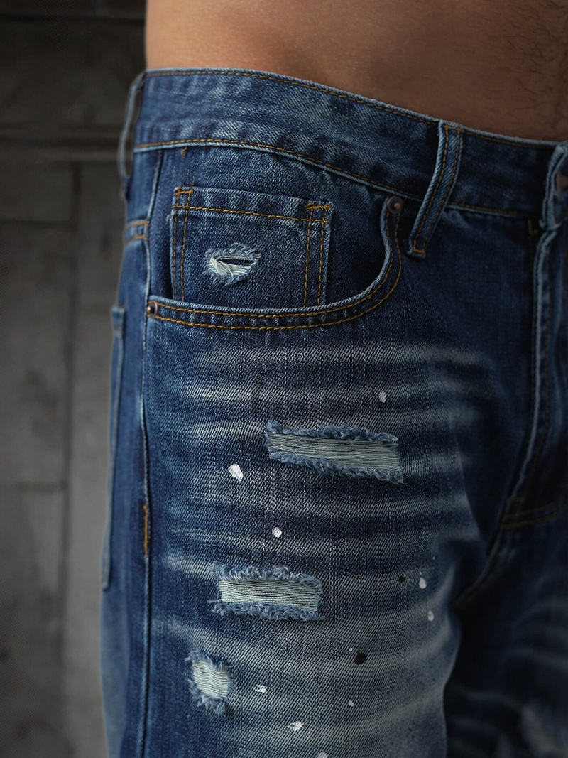 Vīriešu džinsi debesu zili OZONEE O/KK2885