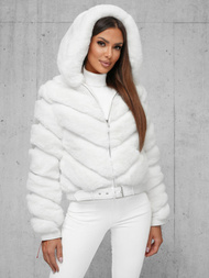 Sieviešu jaka balta OZONEE JS/11Z8165Z