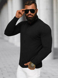 Vīriešu svīteris melns OZONEE NB/MM6004/4Z