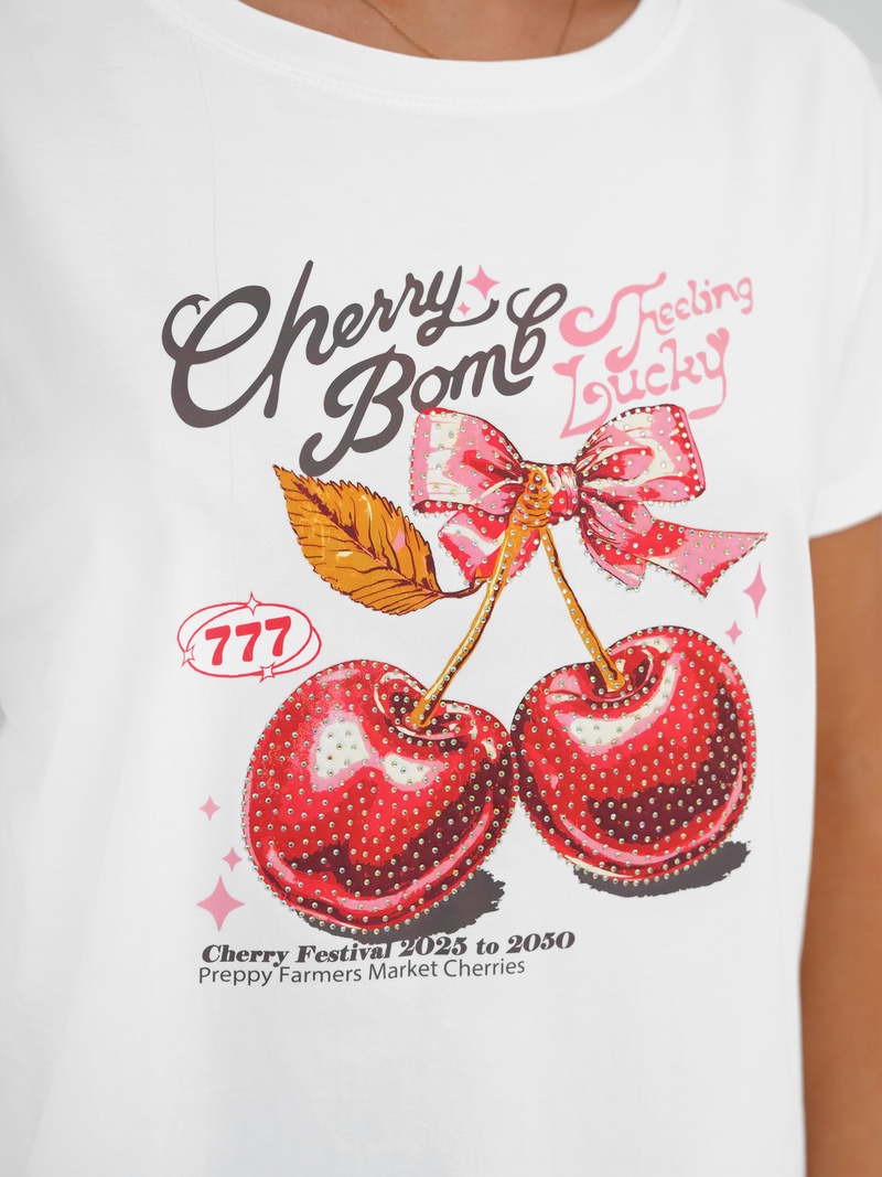 Sieviešu T-krekls Balts OZONEE JS/95T2568/1