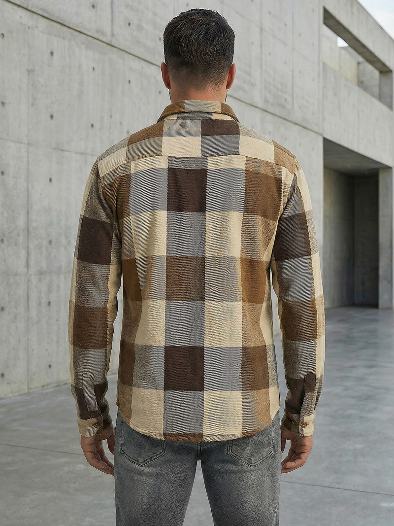 Vīriešu krekls camel OZONEE NB/MC728KZ