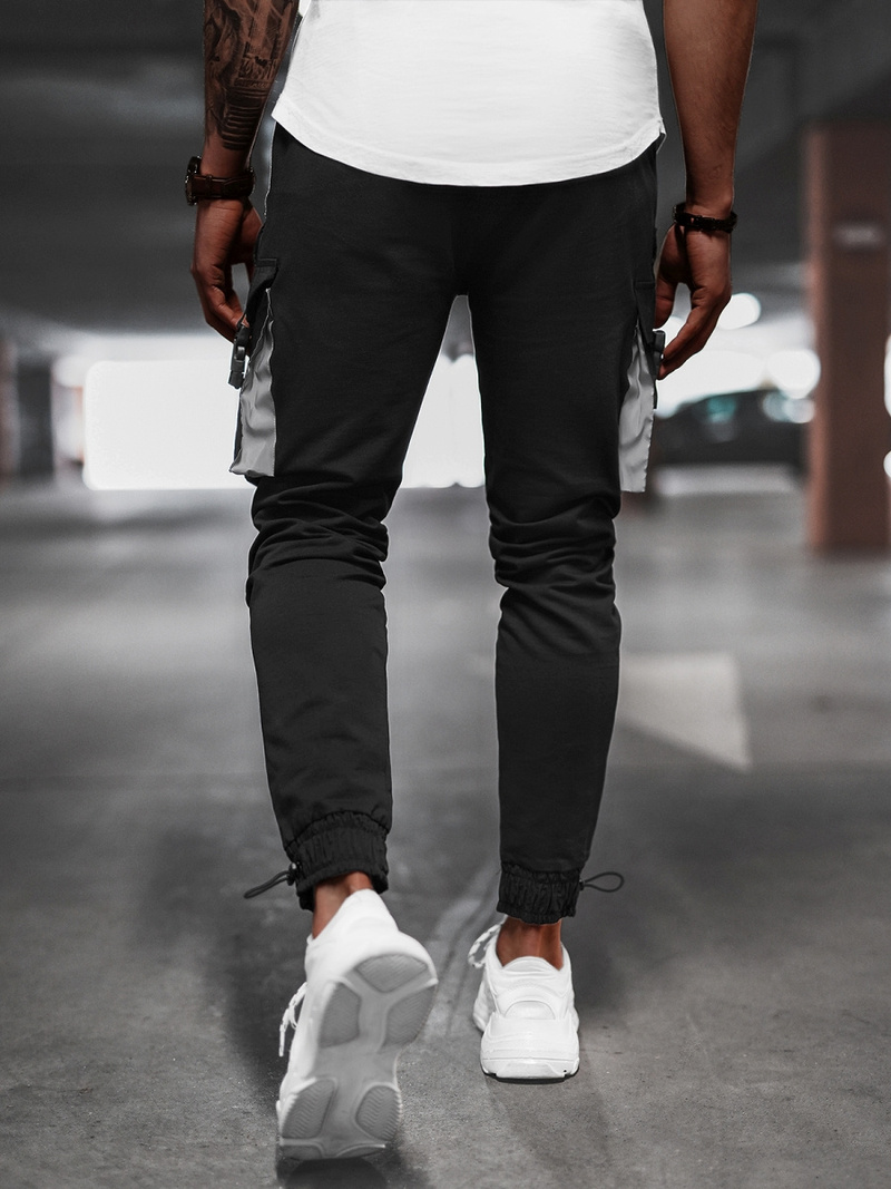 Vīriešu Chino Bikses Melni B/21203004Z