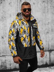 Vīriešu virsjaka kamuflāža-dzeltena OZONEE JS/M36/254