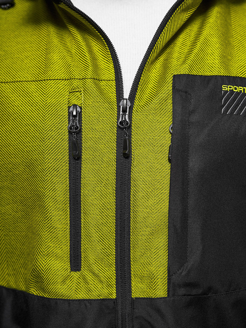 Vīriešu virsjaka melns OZONEE JS/22M311/392