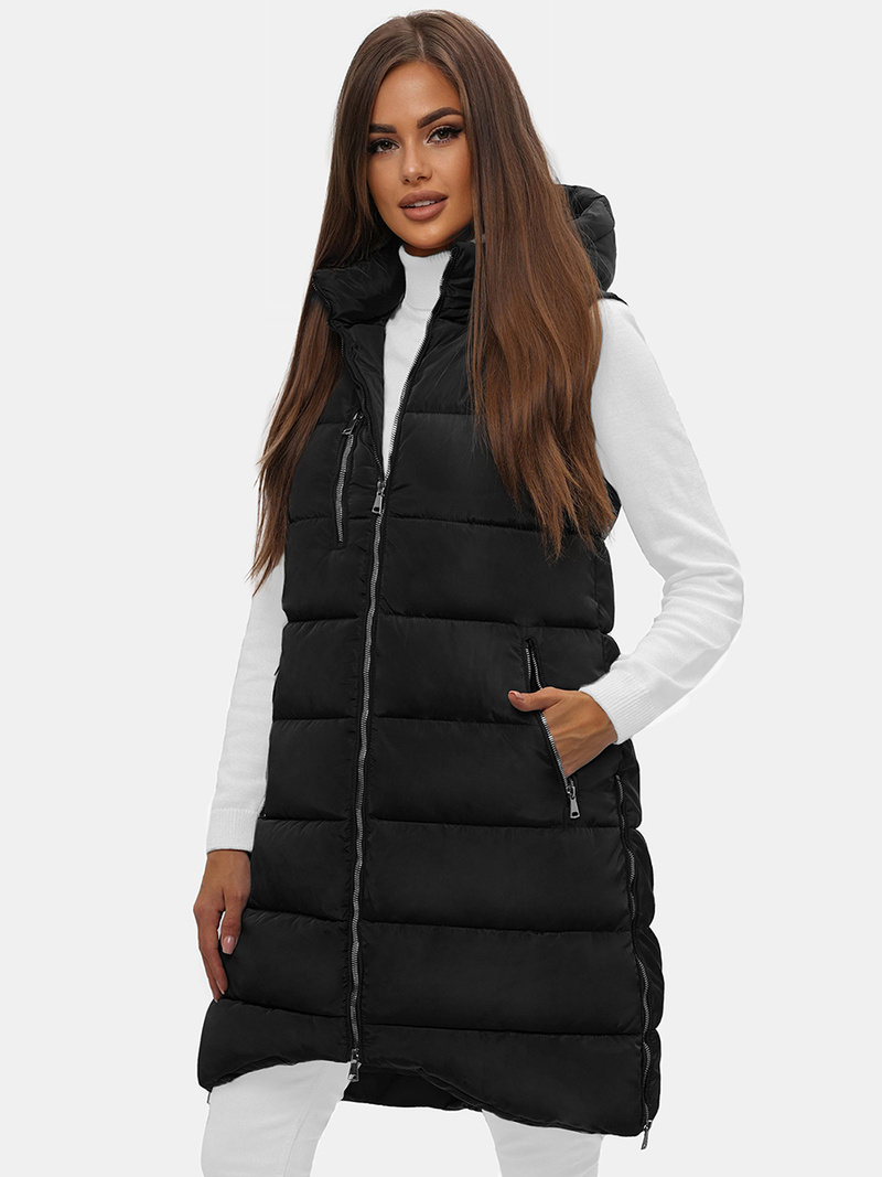 Sieviešu veste melna OZONEE O/81261