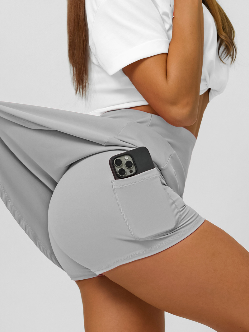 Sporta svārki ar legingiem grafīta OZONEE JS/17K590/5