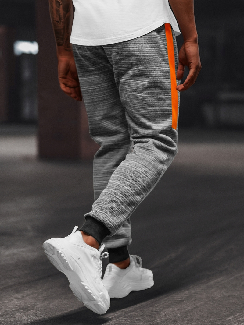 Vīriešu sporta bikses pelēkas OZONEE JS/K60011Z