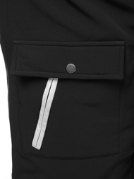 Vīriešu parka melni-balta OZONEE O/5832Z