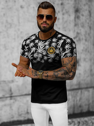 Vīriešu T-krekls Melns OZONEE O/T133/3