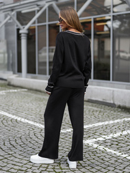 Sieviešu sporta tērps melns OZONEE JS/26C8802/3