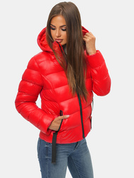 Sieviešu ziemas jaka sarkana OZONEE JS/M782/270