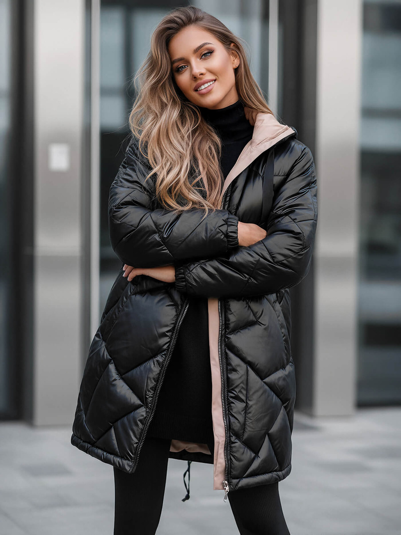 Sieviešu jaka melna OZONEE JS/5M3189/392Z