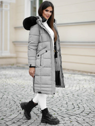 Sieviešu jaka pelēka OZONEE O/W377Z