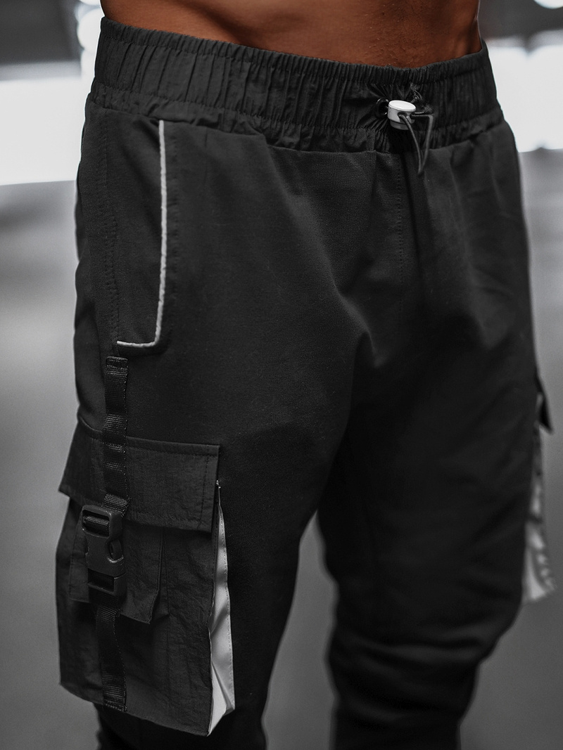 Vīriešu Chino Bikses Melni B/21203004Z