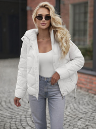 Sieviešu jaka balta OZONEE JS/5M3336/281Z