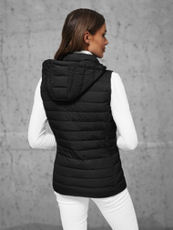 Sieviešu veste melna OZONEE JS/16M9150/392