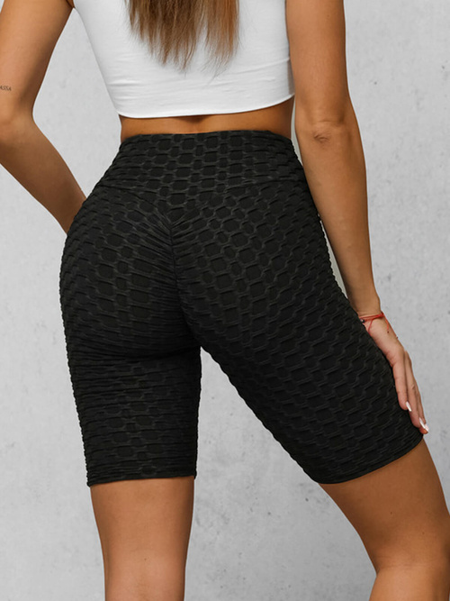 Īsi melni sieviešu legingi OZONEE JS/17K593/3