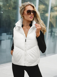 Sieviešu veste balta OZONEE JS/16M9291/281