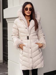 Sieviešu jaka ekru OZONEE JS/5M3156/254Z