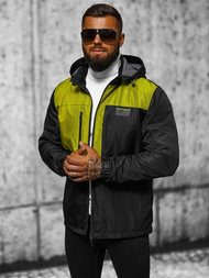 Vīriešu virsjaka melns OZONEE JS/22M311/392