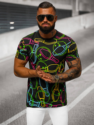 Vīriešu T-krekls Melns OZONEE O/T1272/3